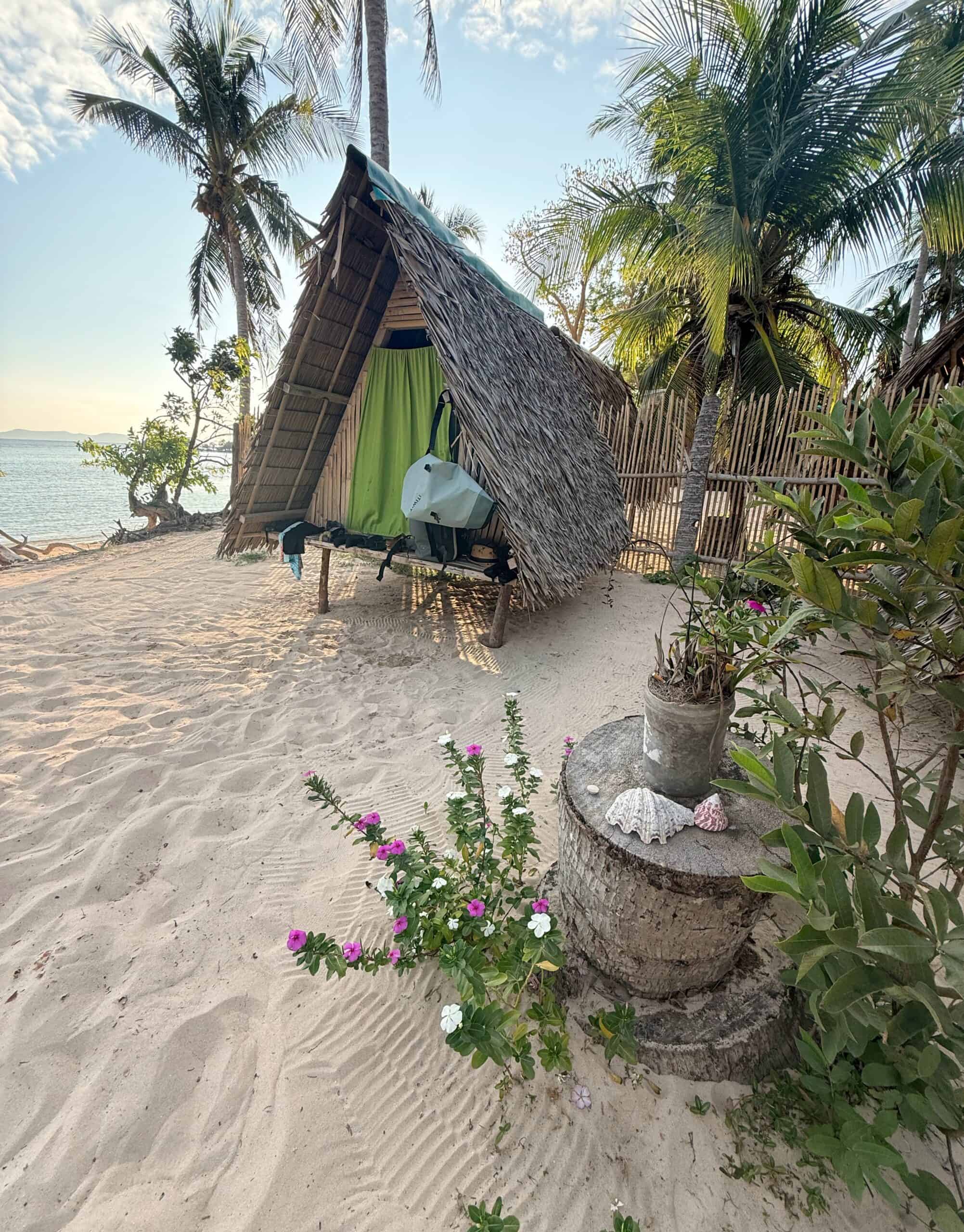 Balinbin Basecamp on Linapacan Island during a three-day El Nido to Coron boat expedition